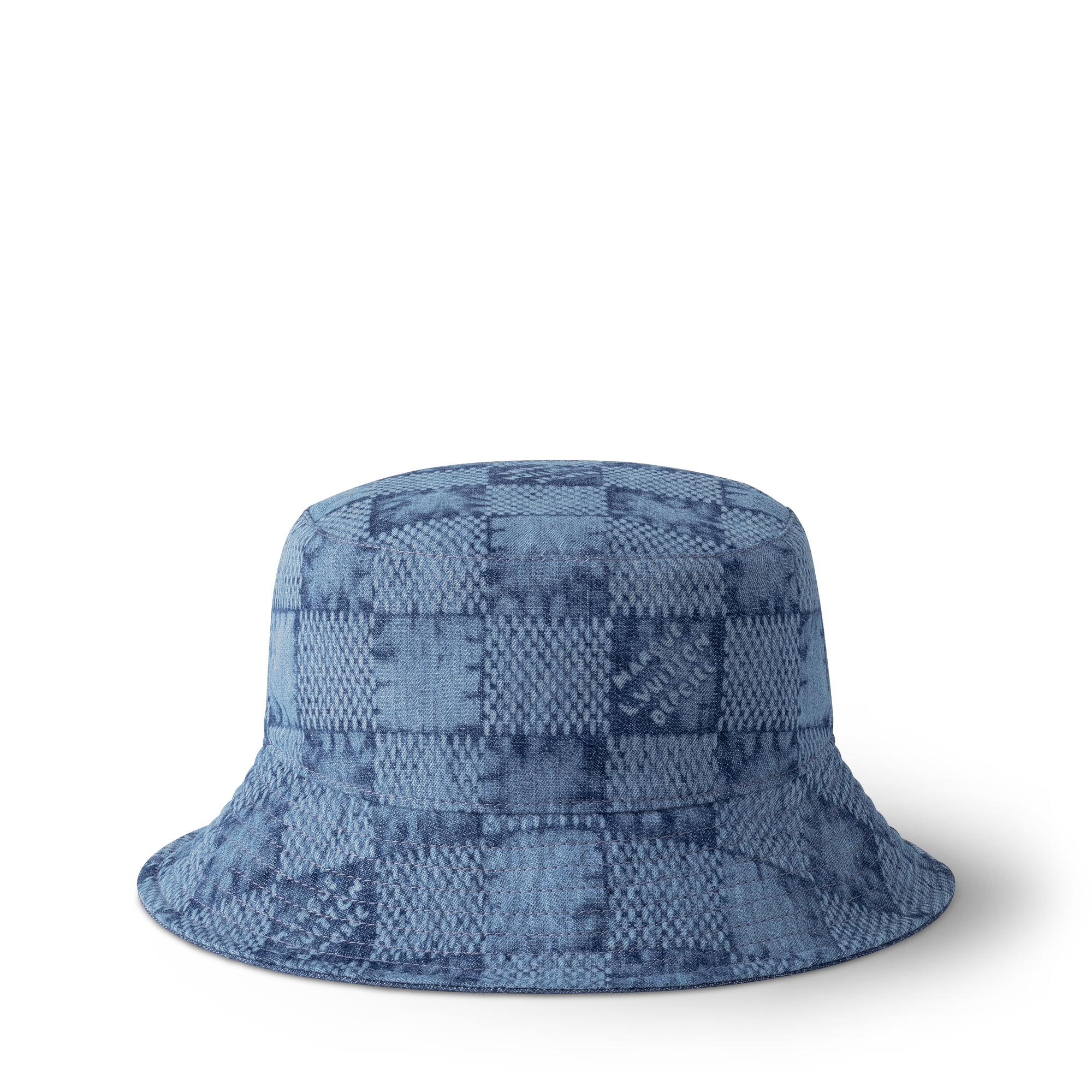 LV x TM Denim Cerise Bucket Hat - Luxury S00 Blue | LOUIS VUITTON